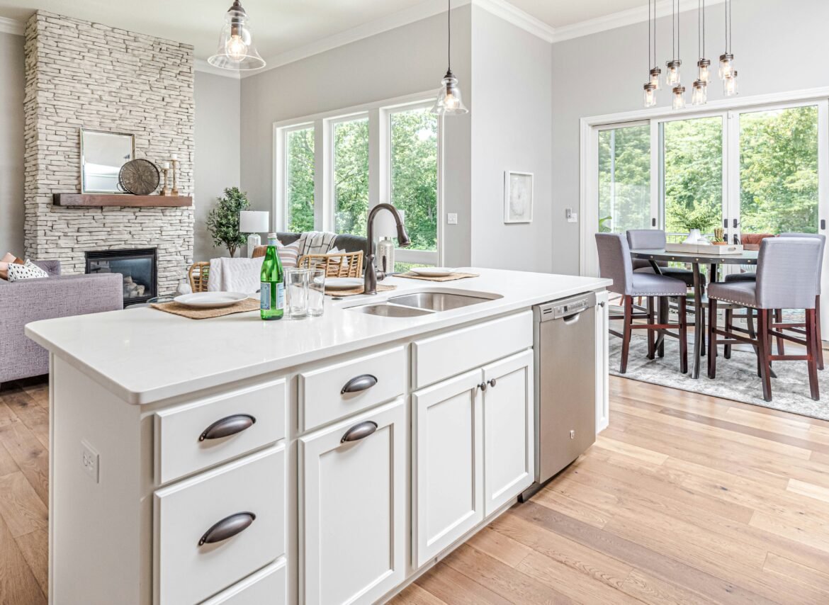 Renovated kitchen in Cypress, TX